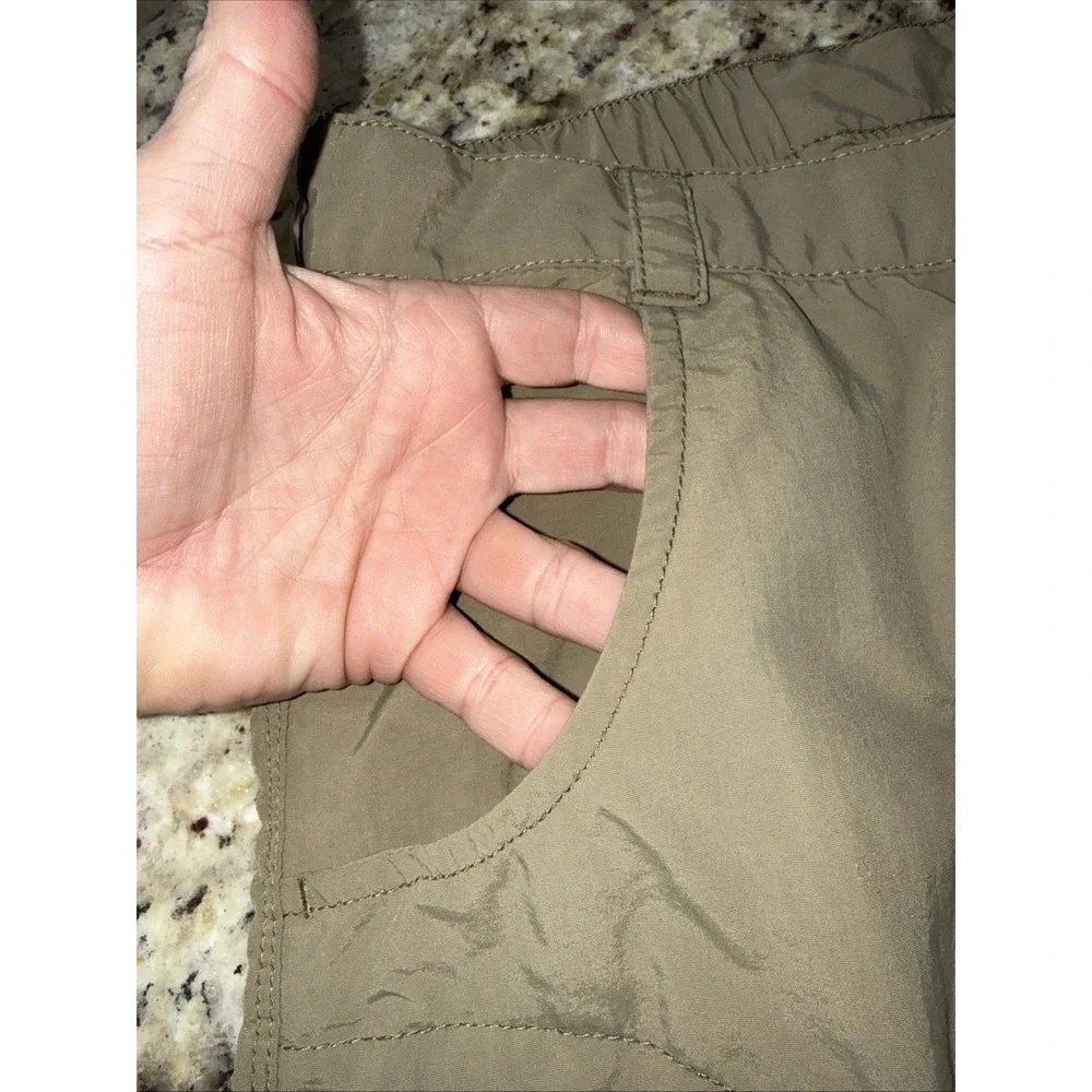 Army Green Sierra‎ Pants Large Sierra Point Convertible Womens  Worn Once 5327